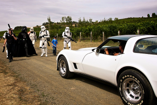 Illustration for article titled Was This Porsche George Lucas's Secret Inspiration For Luke Skywalker's Landspeeder?